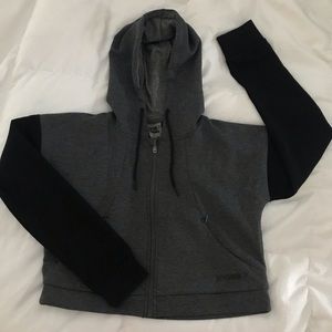 Gymshark 2-toned cropped hoodie